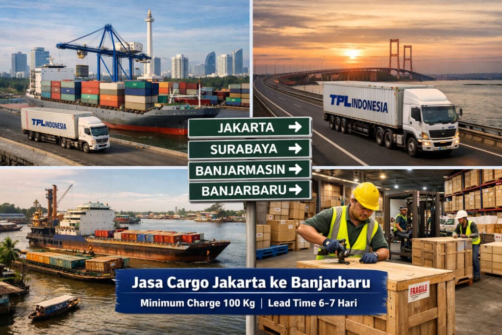 jasa cargo jakarta ke banjarbaru
